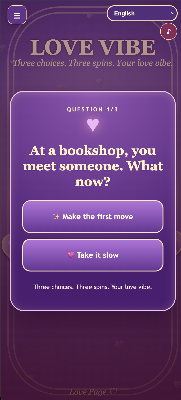 Love Meter screenshot